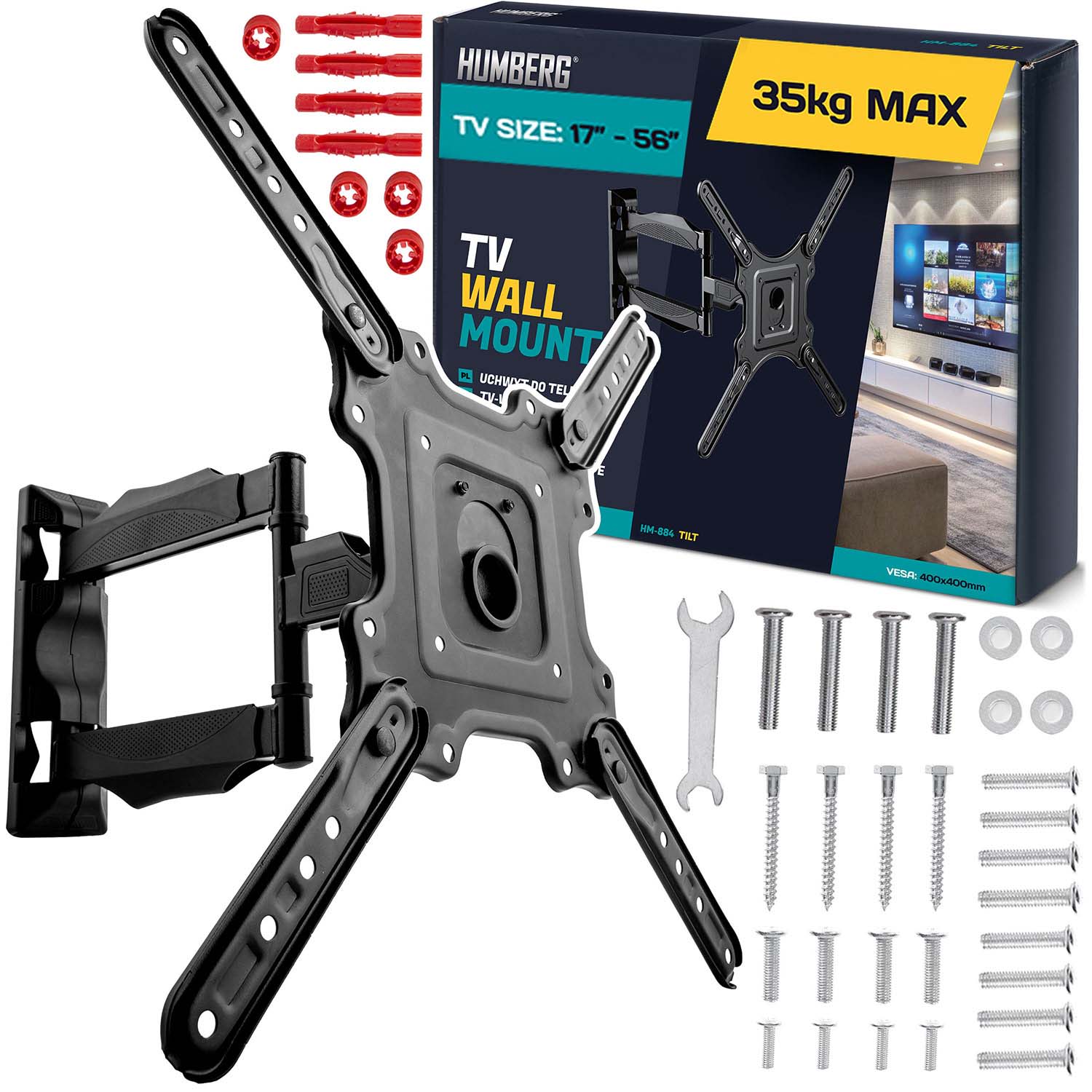 Humberg TV-taso 17-56 tuumaa 35 kg