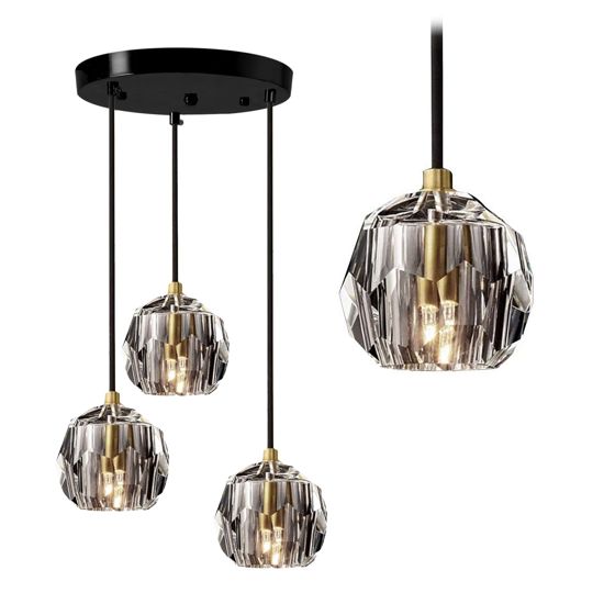TOOLIGHT riippuva kattovalaisin APP588-3CPR musta, 25x25x82cm