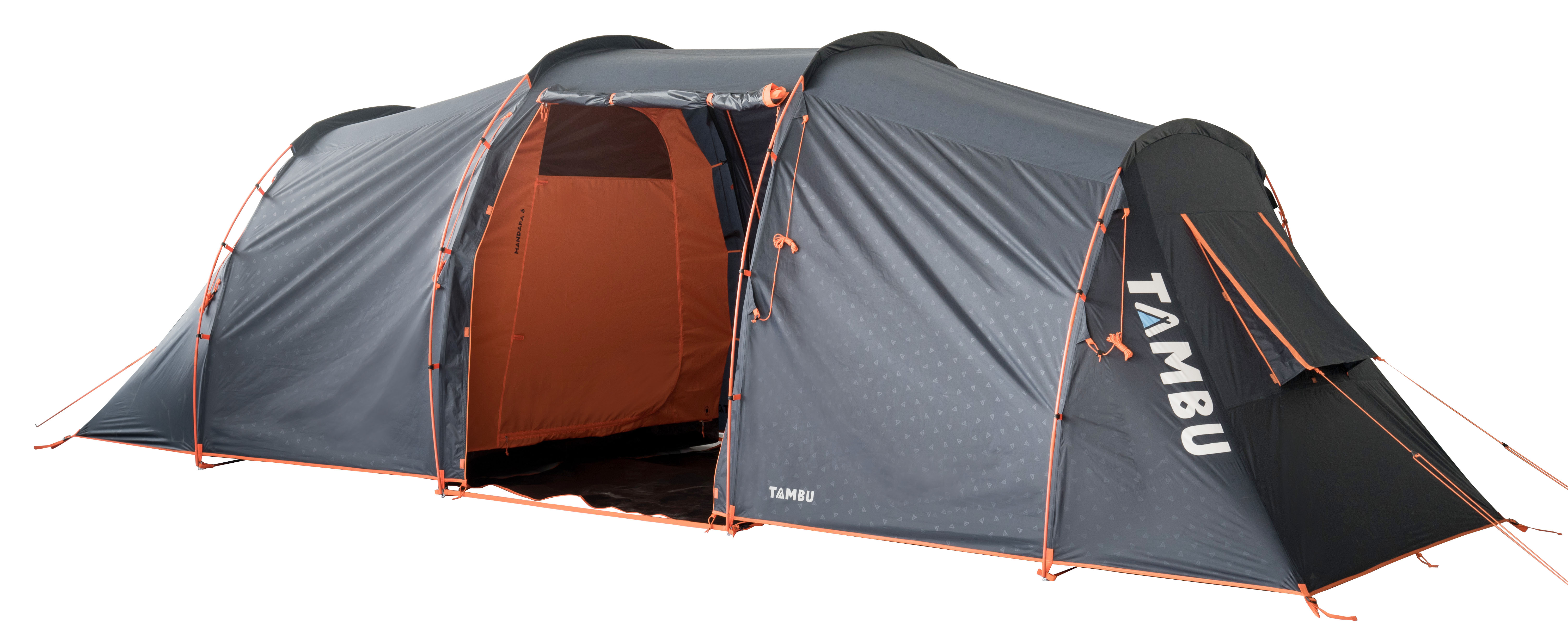 TAMBU MANDAPA 6 | 6 hengen perhe vis-à-vis teltta