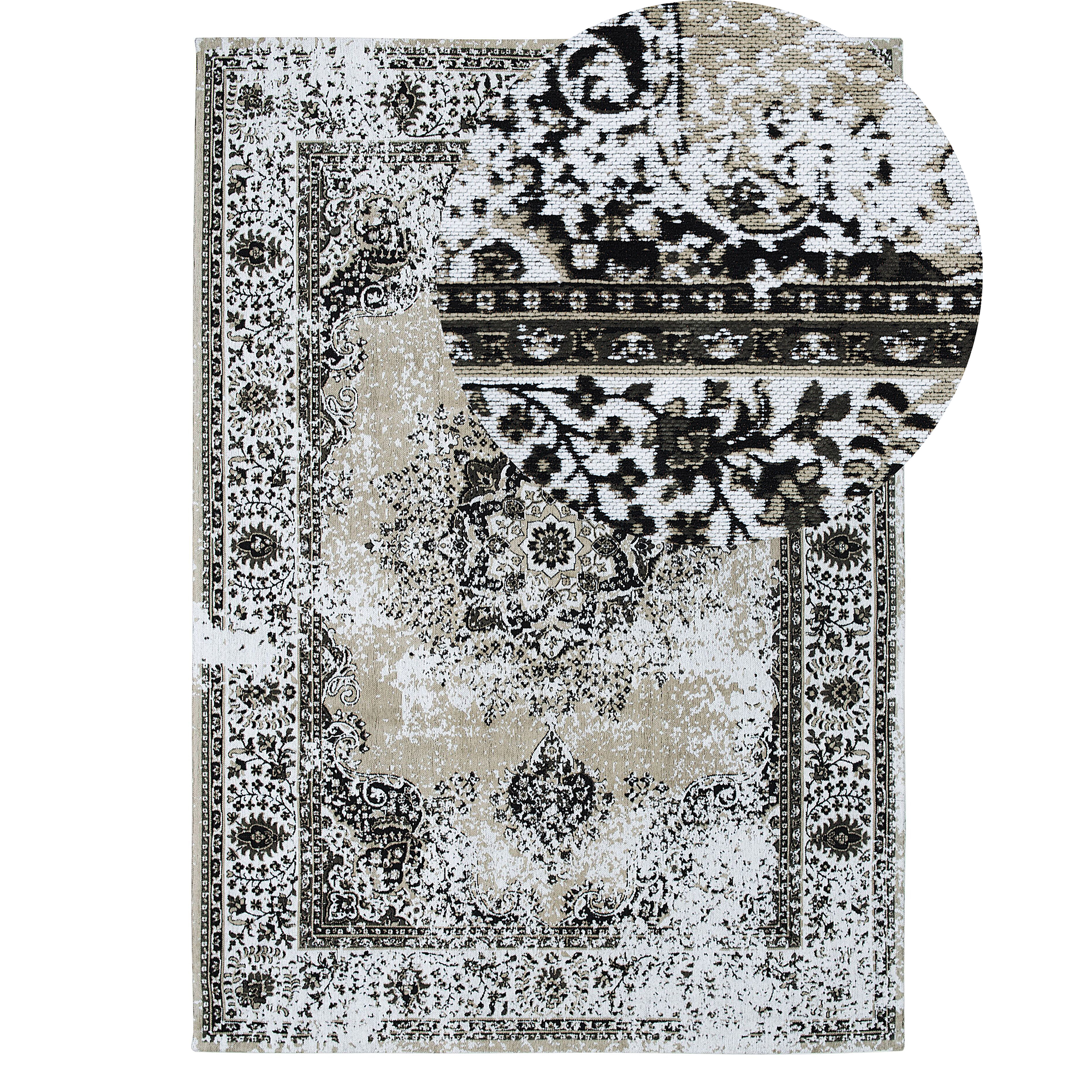 Matto ALMUS Harmaa 140 x 200 cm puuvilla