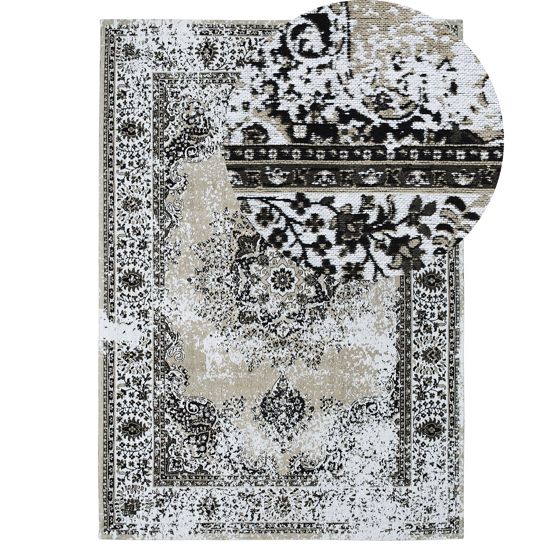 Matto ALMUS Harmaa 140 x 200 cm puuvilla