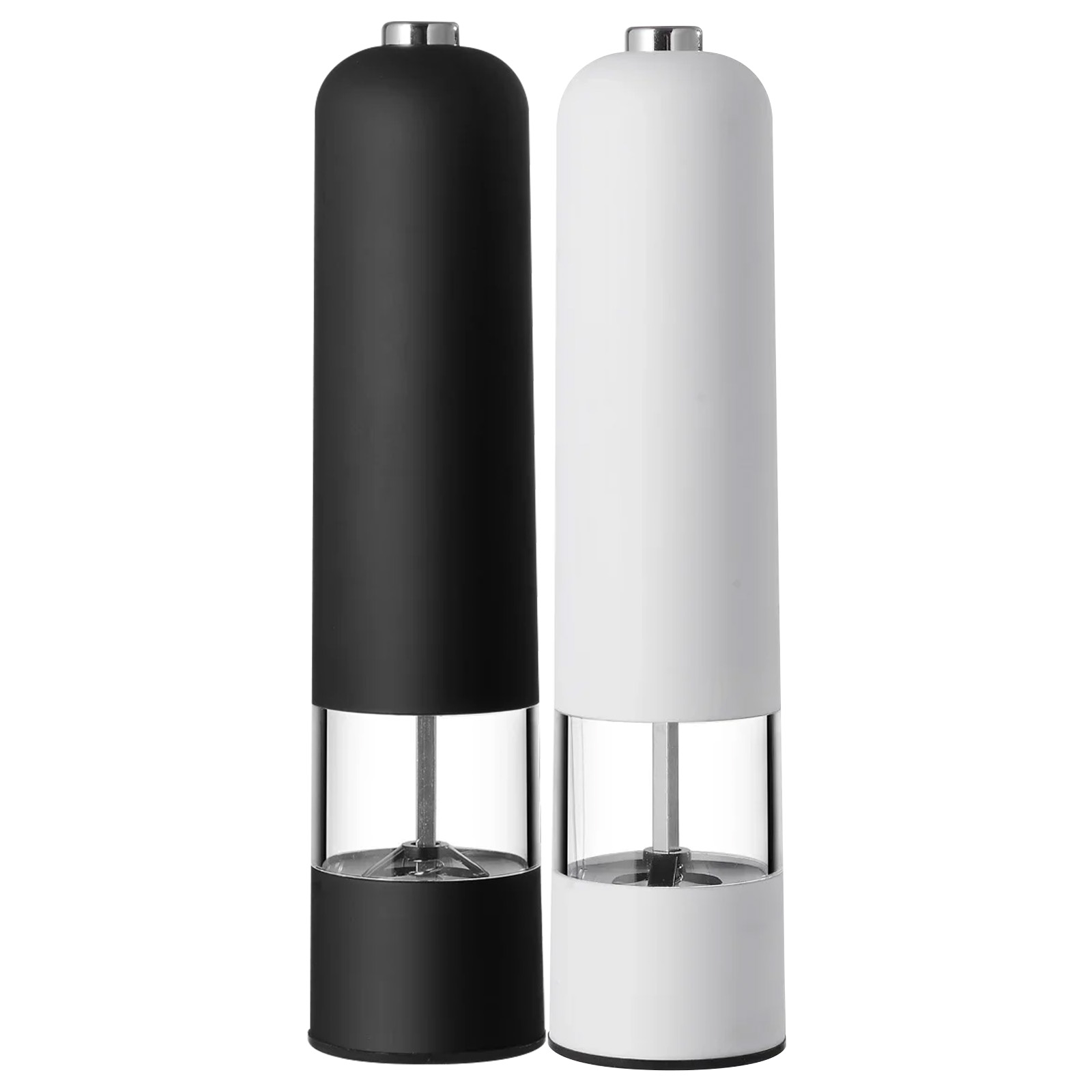 Sähköinen suola- ja pippurimyllysetti, 2 kpl, säädettävä