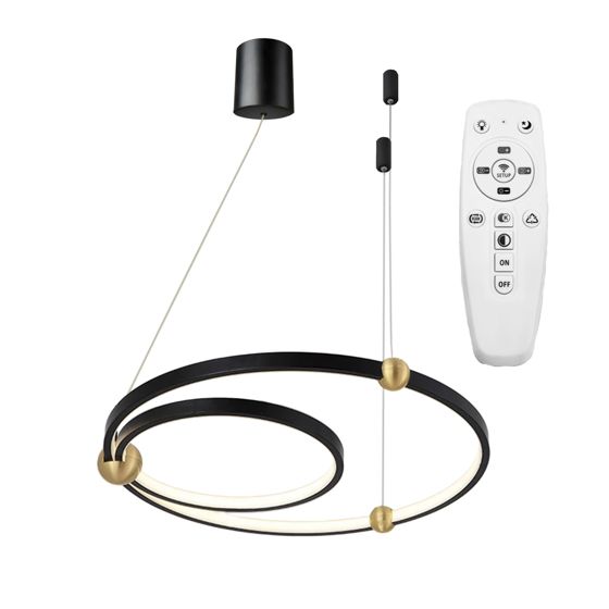 TOOLIGHT riippuva kattovalaisin APP692-30-50 musta, 50x50x72cm