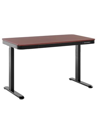 Sähkösäädettävä työpöytä KENLY Tummanruskea 120 cm 60 cm USB-portilla