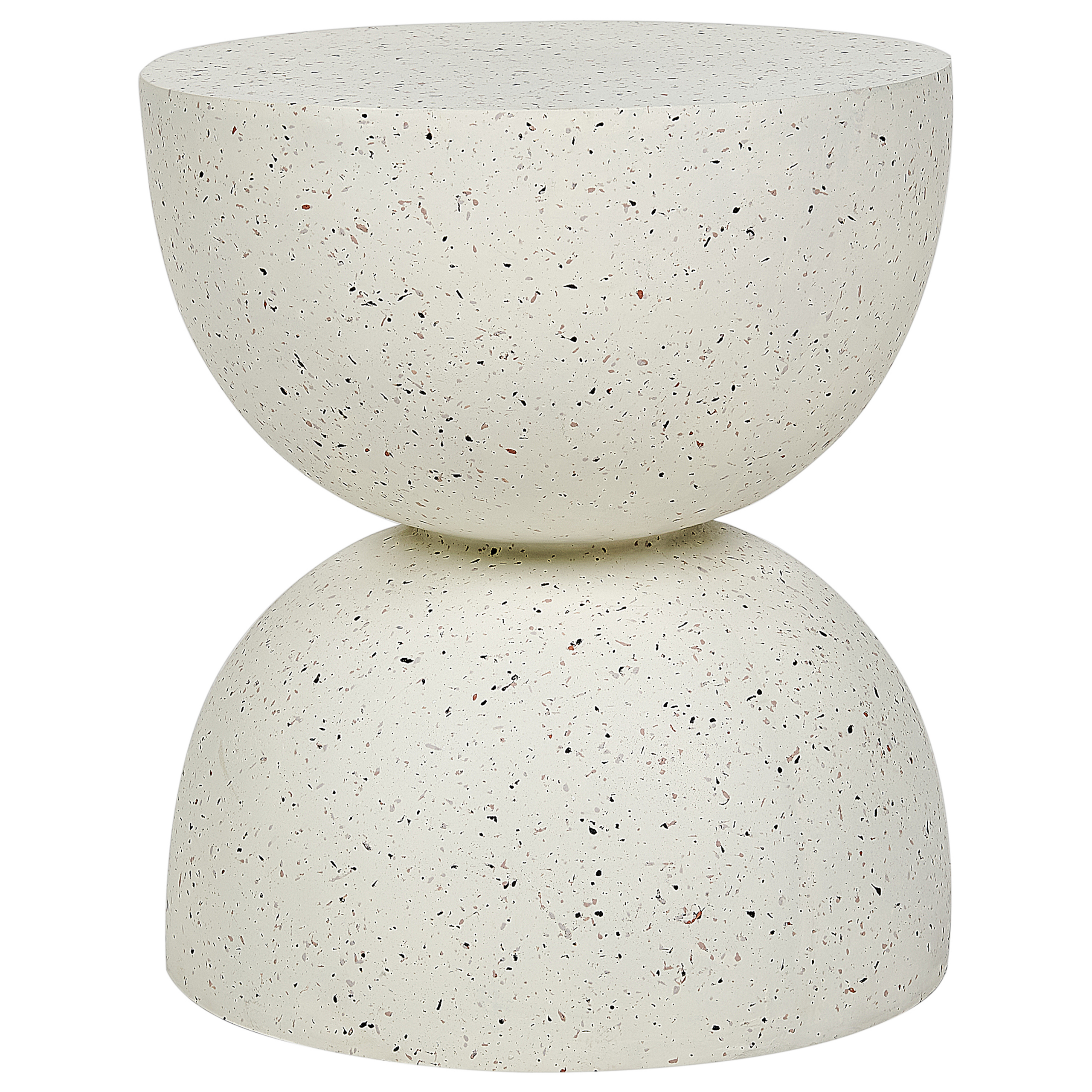 Sivupöytä CAORIA 40 cm 40 cm Terrazzo-kuvio Luonnonvalkoinen