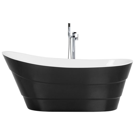 Vapaasti seisova kylpyamme BUENAVISTA 170 x 73 cm Musta