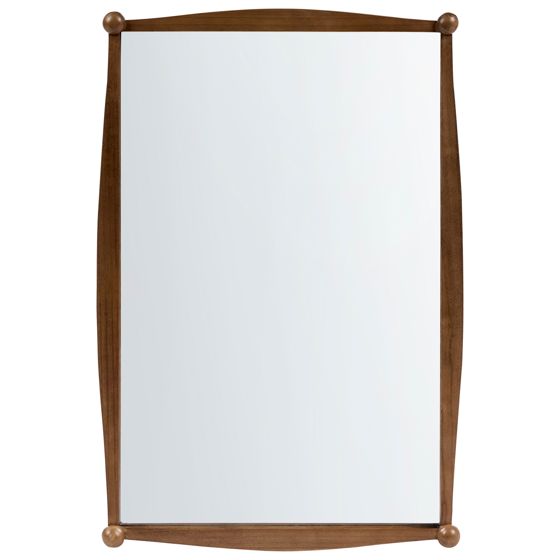 Seinäpeili TORTERON 61 cm 91 cm Keisaripuu Ruskea