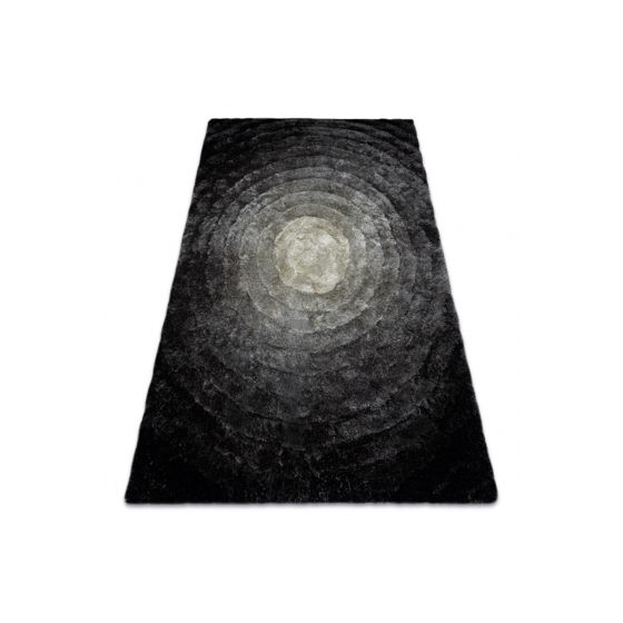 Matto moderni FLIM 008-B2 m, piireissä - Rakenteellinen harmaa 120x160 cm