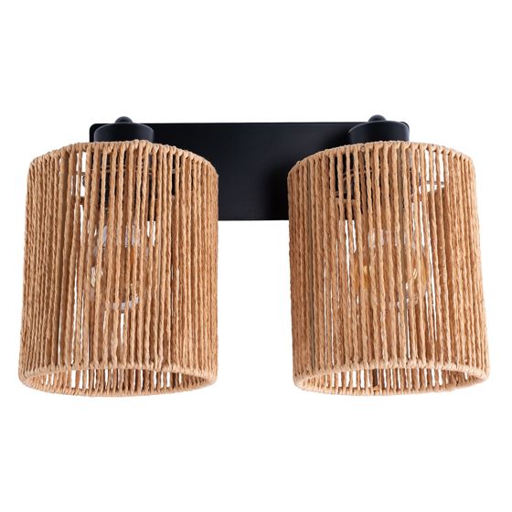 TOOLIGHT seinävalaisin APP1824-2W musta, 26x14x22cm