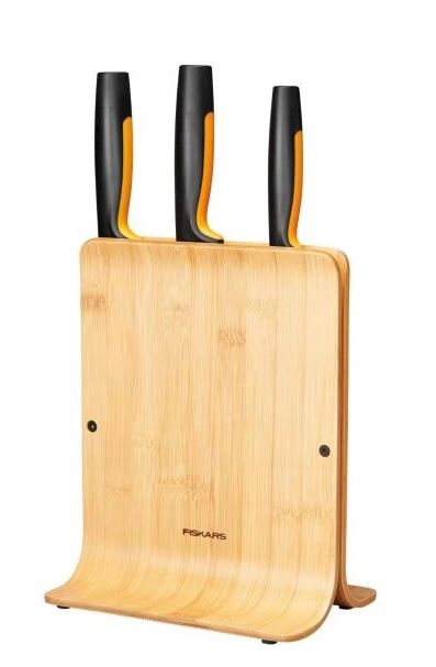 Fiskars Functional Form Veitsisetti bambutukissa 3 osaa