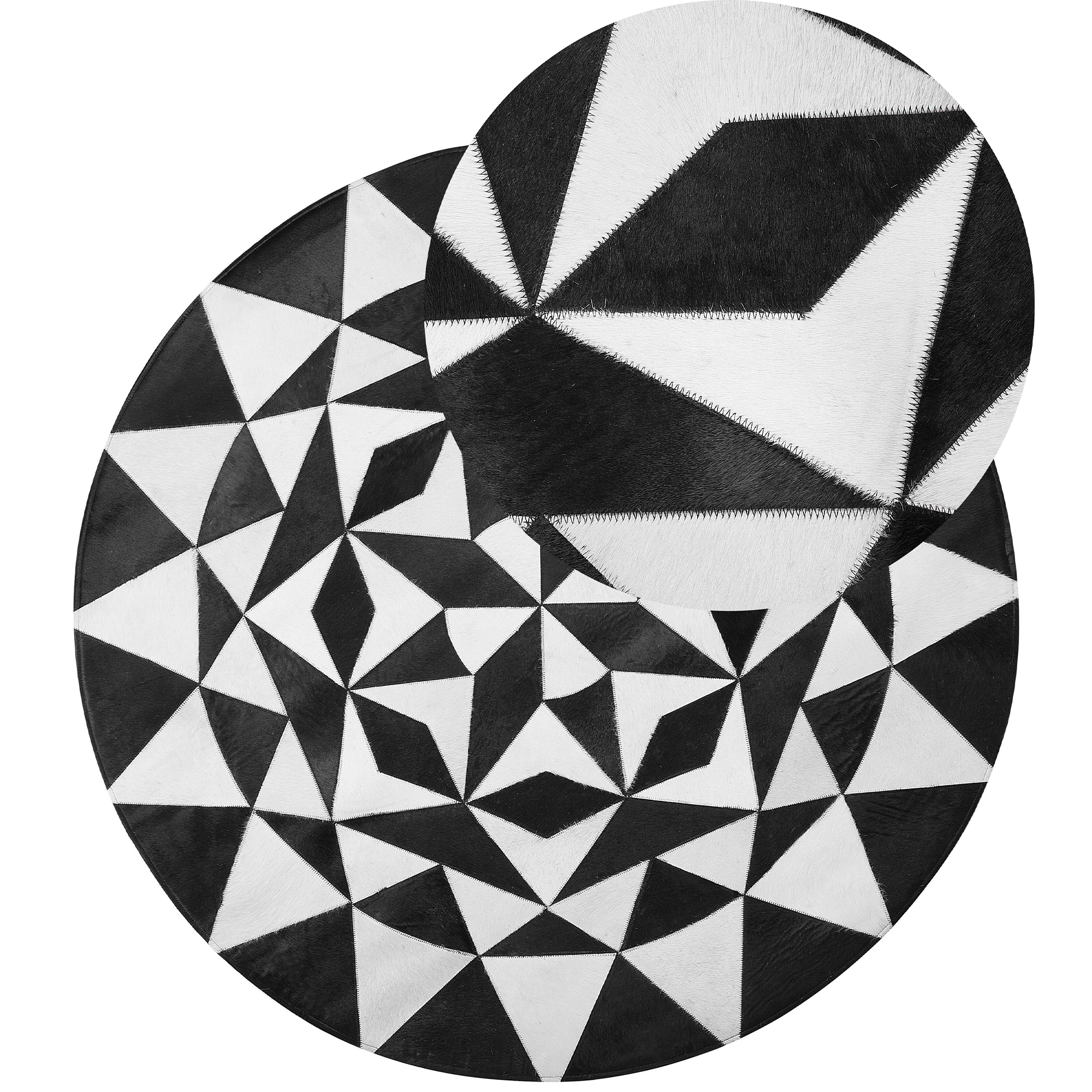 Matto TURGUTLU Musta ø 140 cm nahka