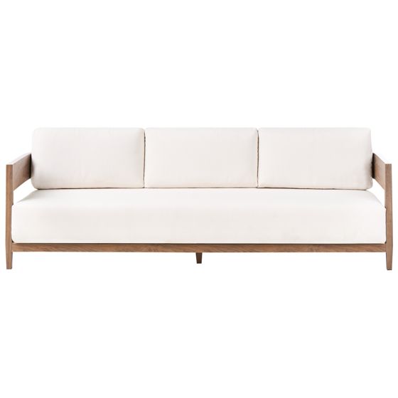 Ulkosohva 3-istuttava SAMPIERI metalli Ruskea