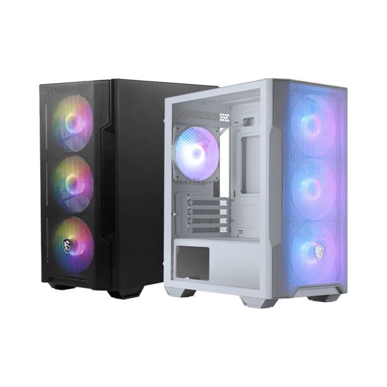 MSI PC-kotelo | MAG FORGE M100R | Sivuikkuna | Valkoinen | Micro ATX -torni | Virtalähde sisältyy hintaan Ei | ATX