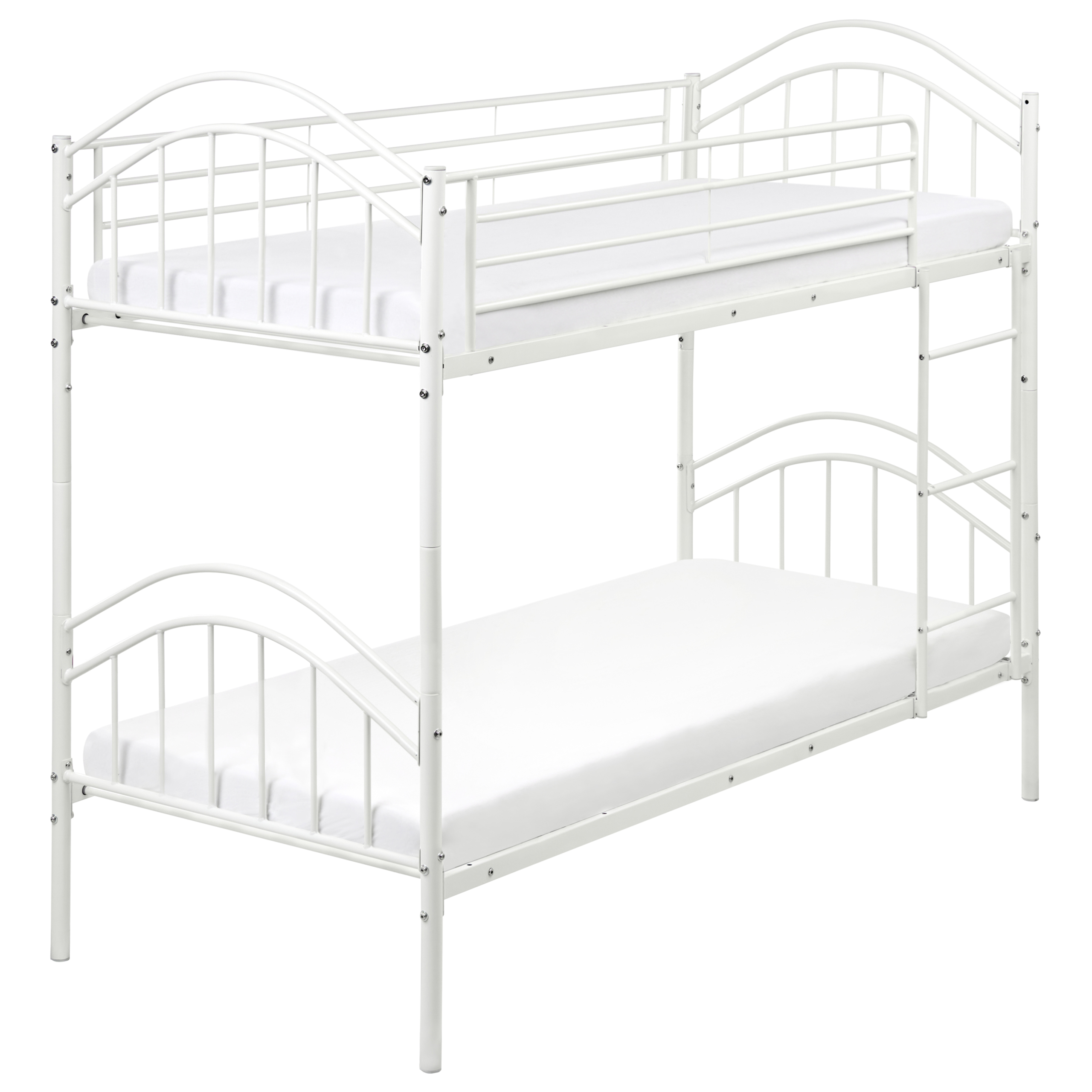 Kerrossänky metalli CHARTRES 90 x 200 cm Valkoinen