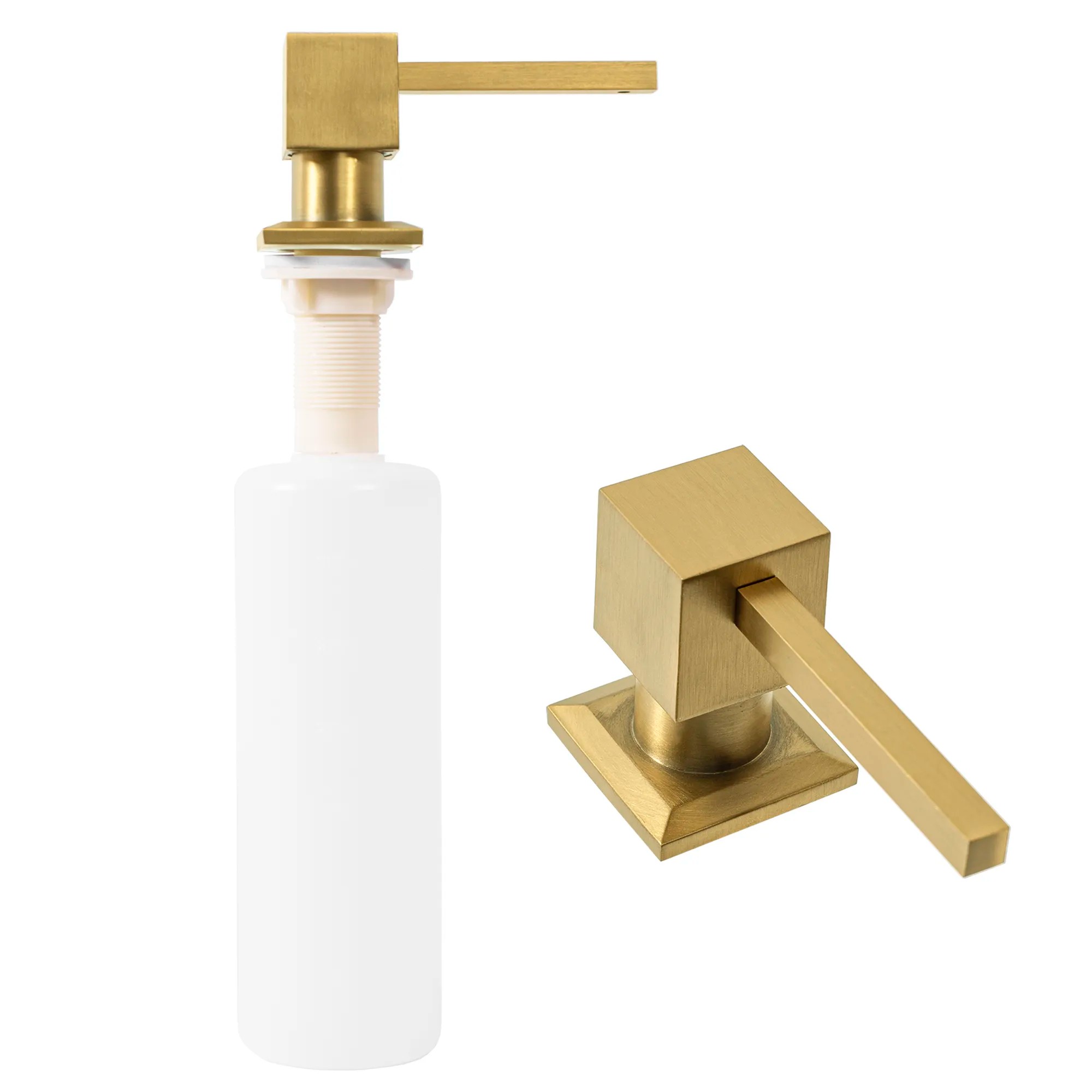 REA Saippua-annostelija 330ML Harjattu kulta, 10X5X27CM