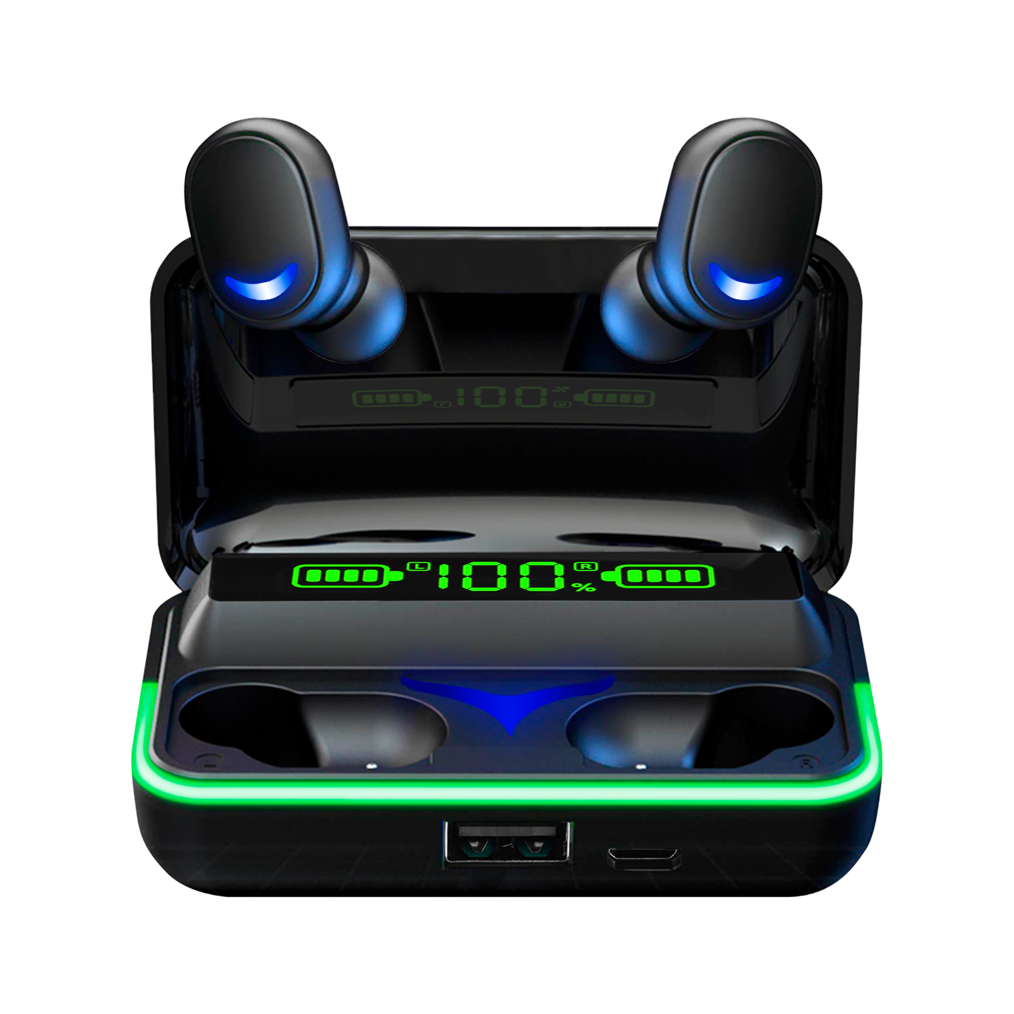 Rebel SN-E10 Bluetooth 5.0 LED Langattomat Nappikuulokkeet