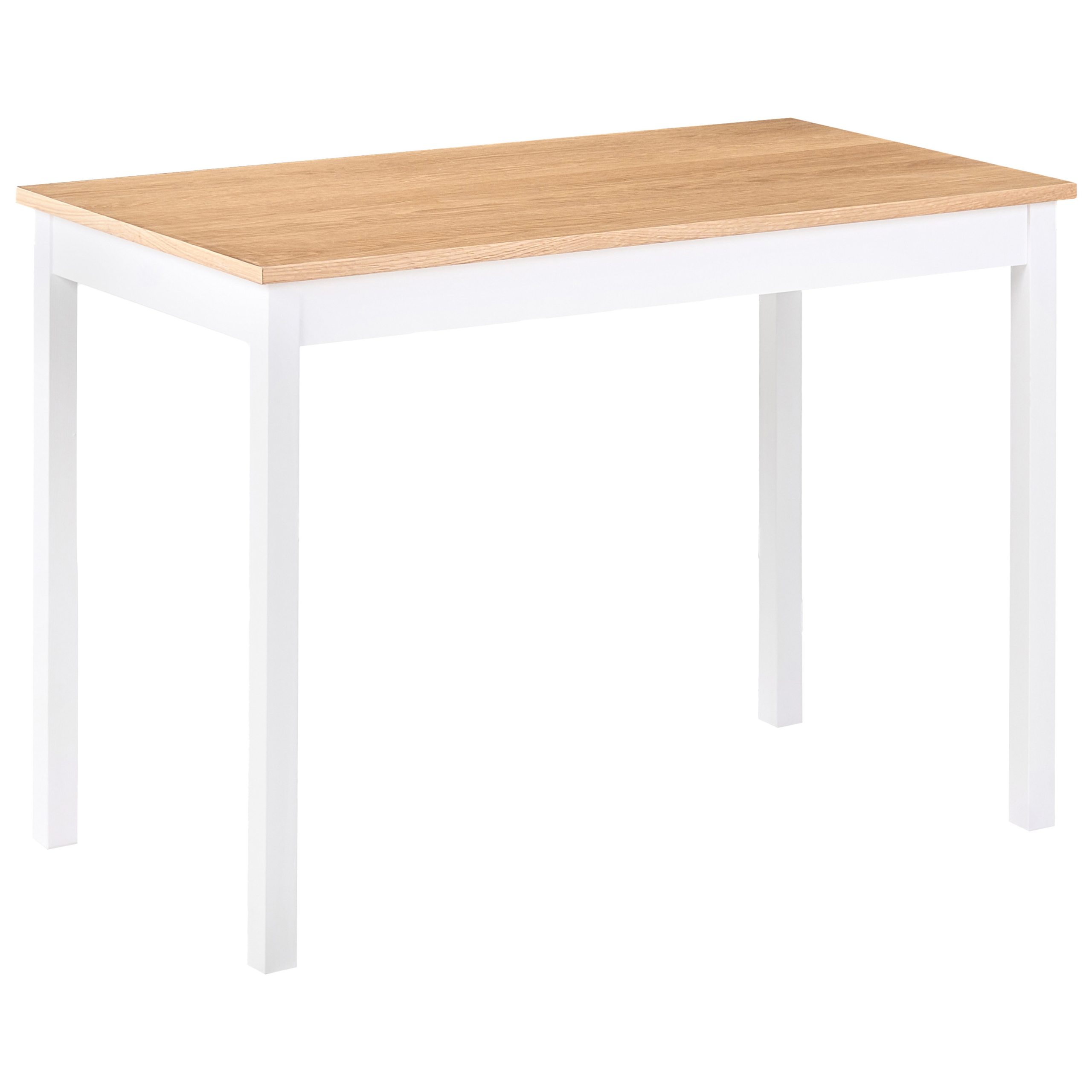 Ruokapöytä GEORGIA Vaalea tammiviilu 110 cm 60 cm