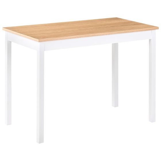 Ruokapöytä GEORGIA Vaalea tammiviilu 110 cm 60 cm
