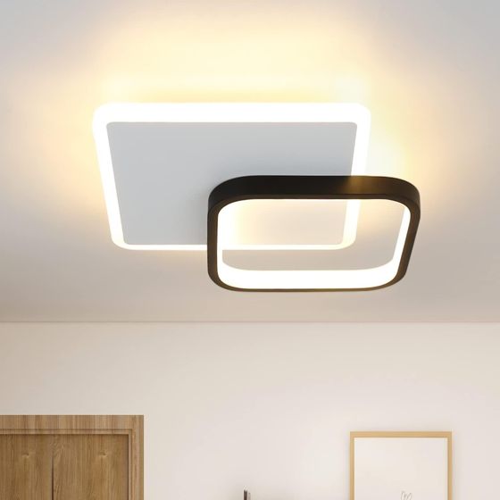NETTLIFE LED - kattovalaisin, 3000K, 245cm, 22W, eteisen, lamppu, moderni, design Keittiön, lamppu, musta, makuuhuoneeseen, olohuoneeseen
