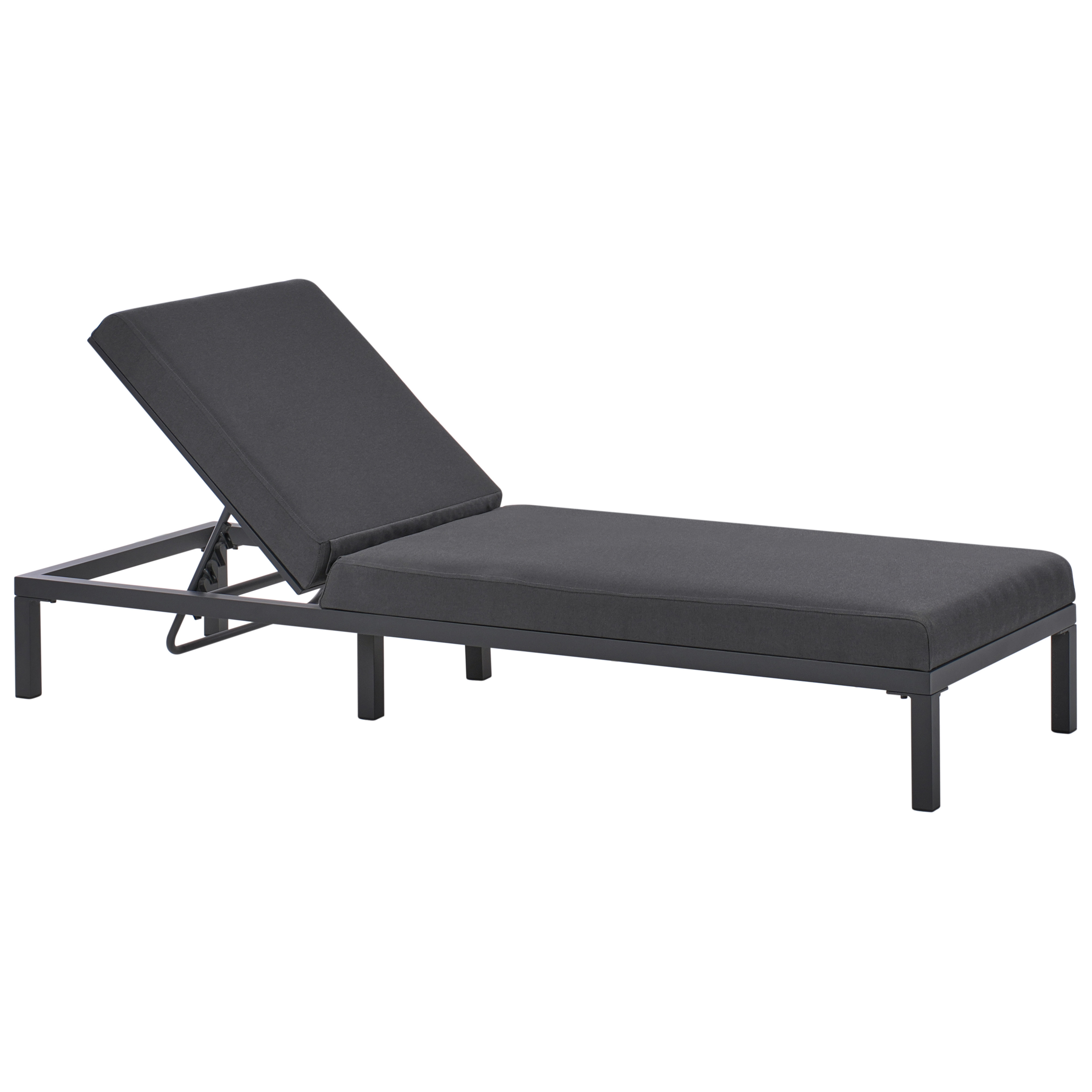 Aurinkotuoli LARIANO metalli Grafiitinharmaa