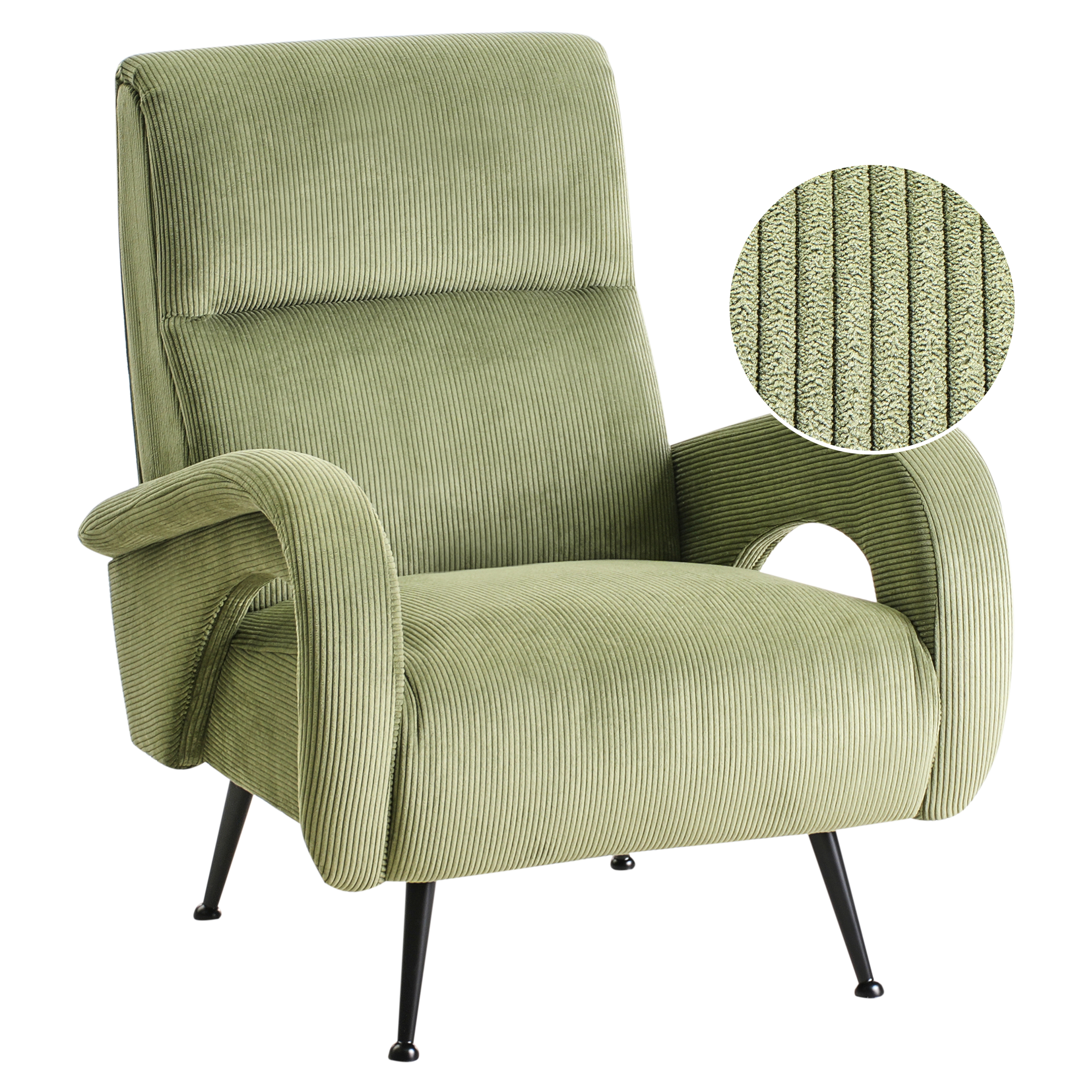 Nojatuoli SVALOV vakosametti Vihreä