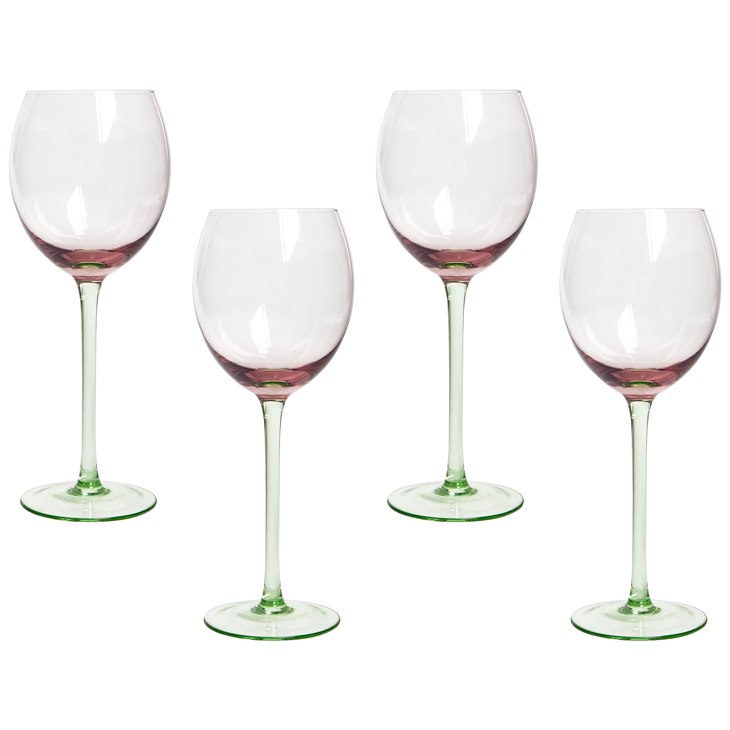 Viinilasisetti 4 kpl DIOPSIDE 360 ml Vaaleanpunainen