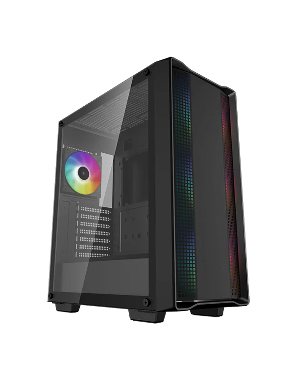 Deepcool | CC560 ARGB V2 | Musta | Keskikokoinen torni | Virtalähde mukana: Ei | ATX PS2