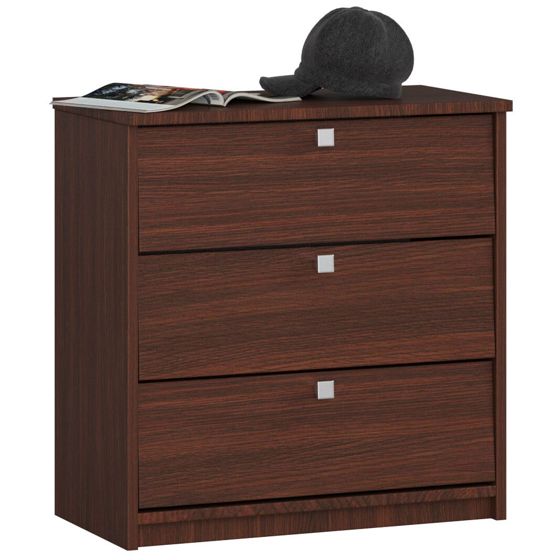 Akord Pieni Kenkäkaappi 3 kippiovea Wenge 60x31x62
