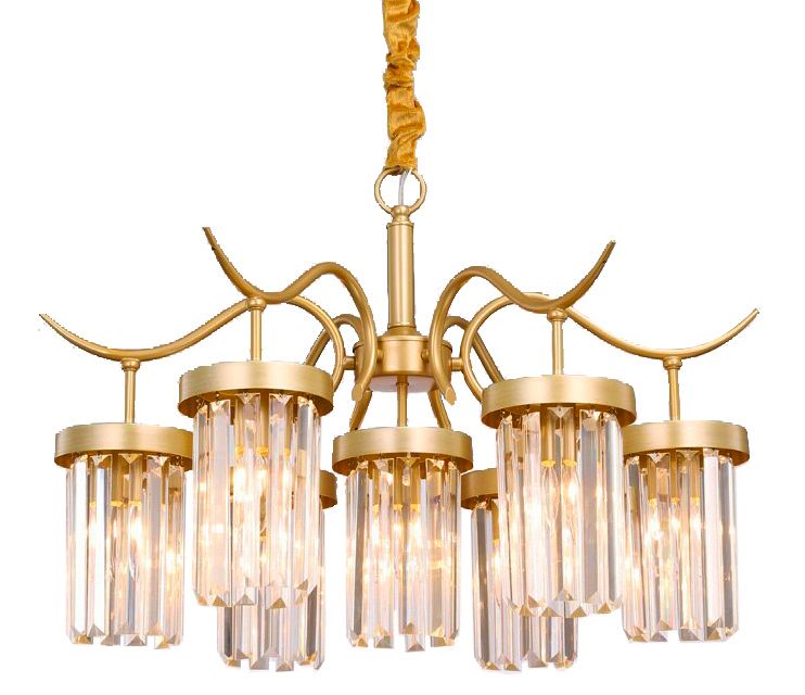 TOOLIGHT riippuvalaisin APP768-7CP kulta, 66X66X89CM