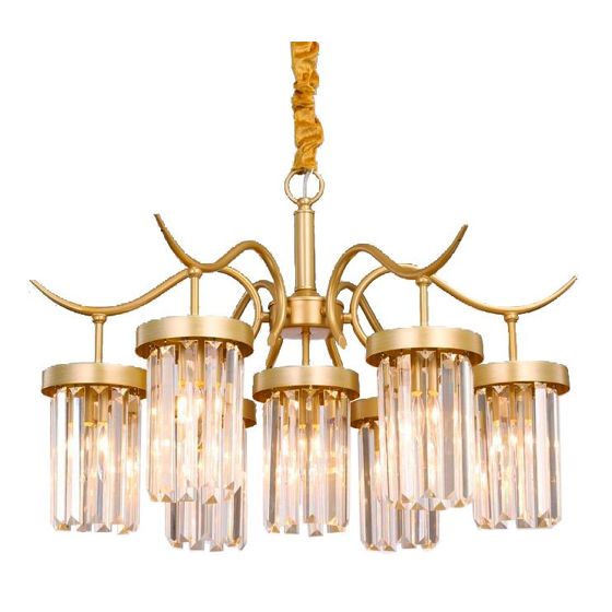 TOOLIGHT riippuvalaisin APP768-7CP kulta, 66X66X89CM