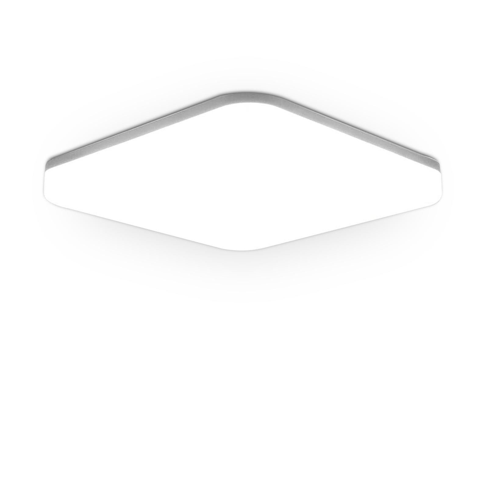 NETTLIFE LED-kattovalaisin Paneeli 18W NeliöKylmä valkoinen valoIntegroitu LEDMatala kattolamppu olohuoneeseen ja makuuhuoneeseen