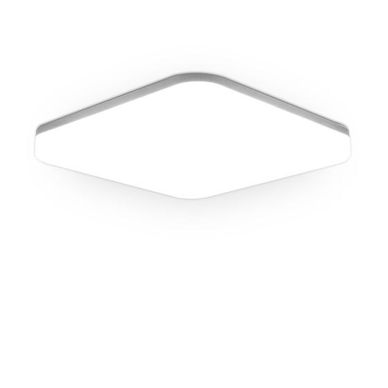 NETTLIFE LED-kattovalaisin Paneeli 18W NeliöKylmä valkoinen valoIntegroitu LEDMatala kattolamppu olohuoneeseen ja makuuhuoneeseen