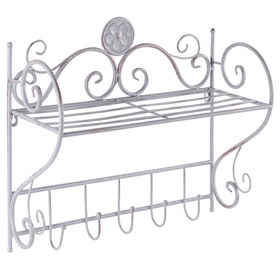 Seinähylly OSORNO metalli Harmaa