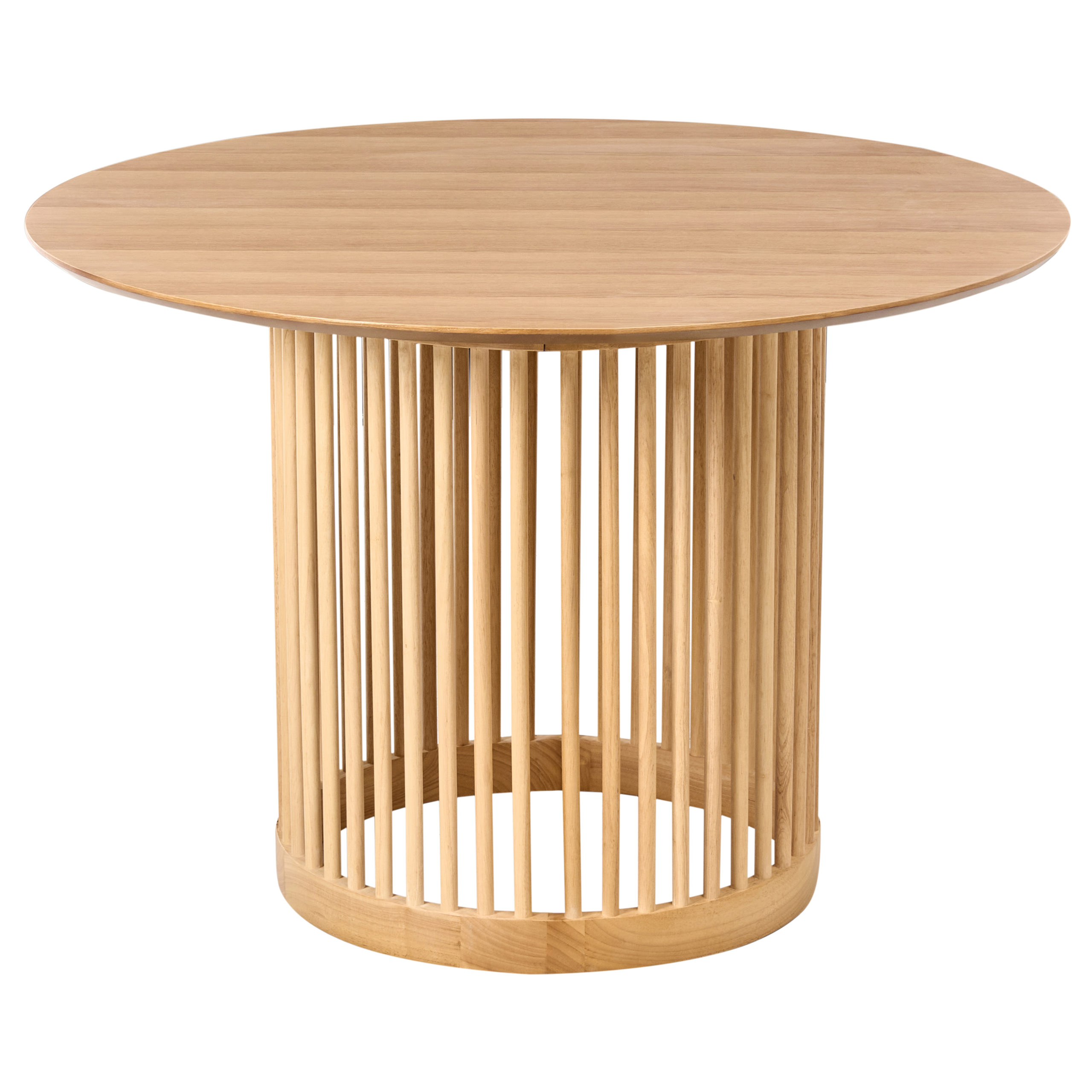 Ruokapöytä BOYLE Vaalea tammiviilu 110 cm 110 cm