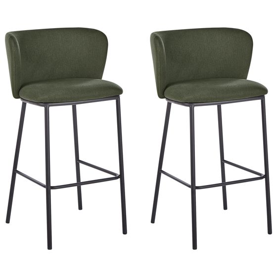 Baarituolisetti 2 kpl MINA Tummanvihreä