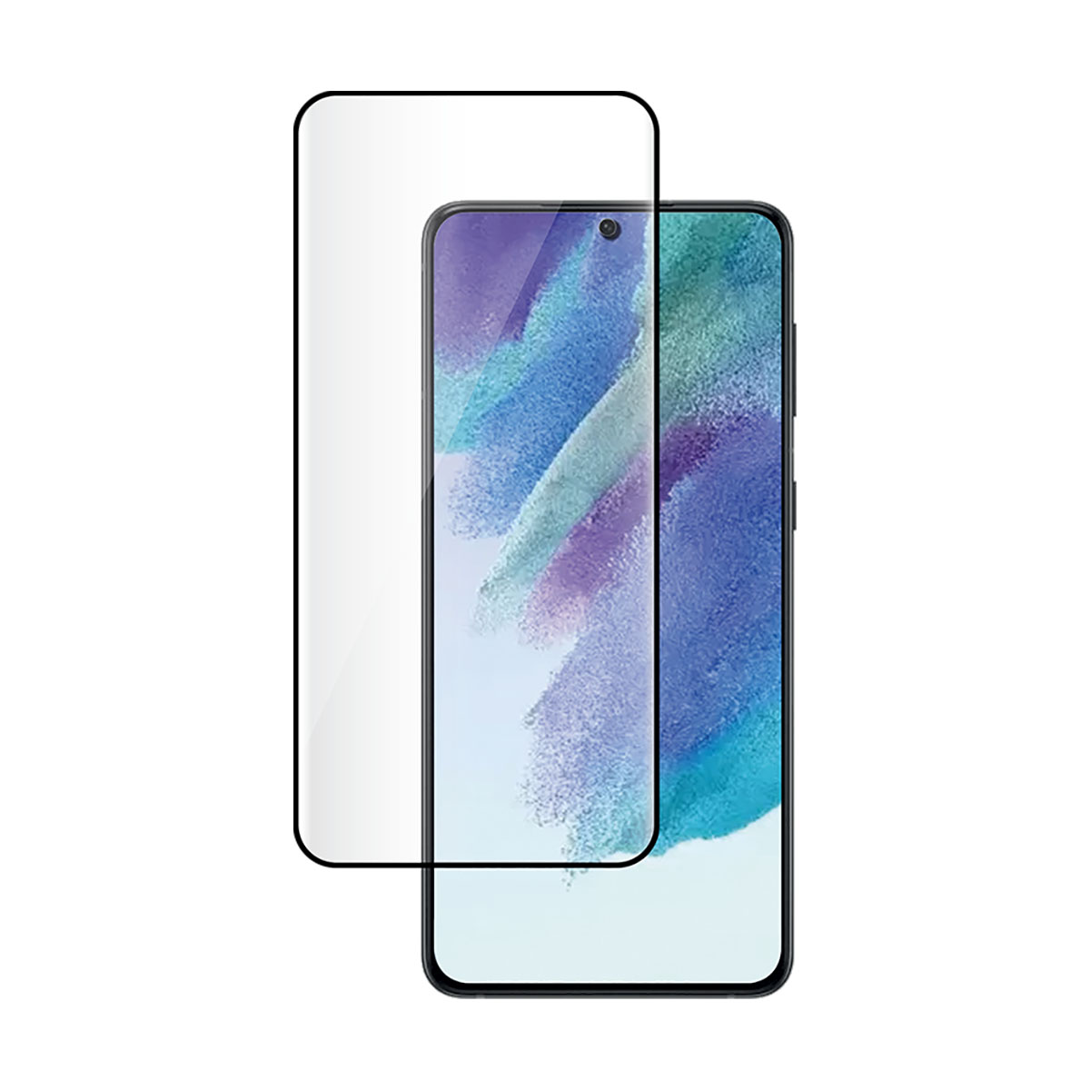 Näytönsuoja Galaxy S23 FE Karkaistua Lasia 2.5D Puhdistussarjalla