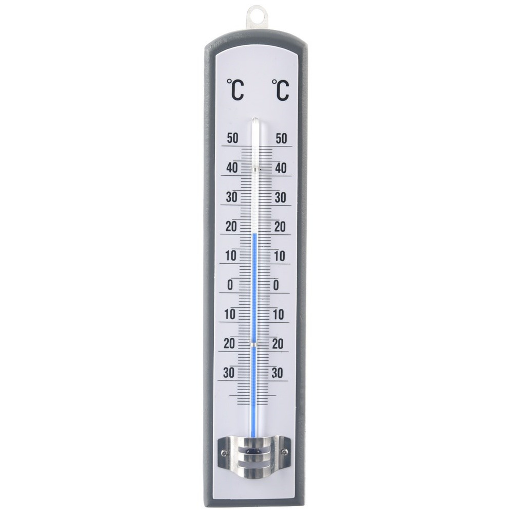 Yleiskäyttöinen puinen lämpömittari 21 cm