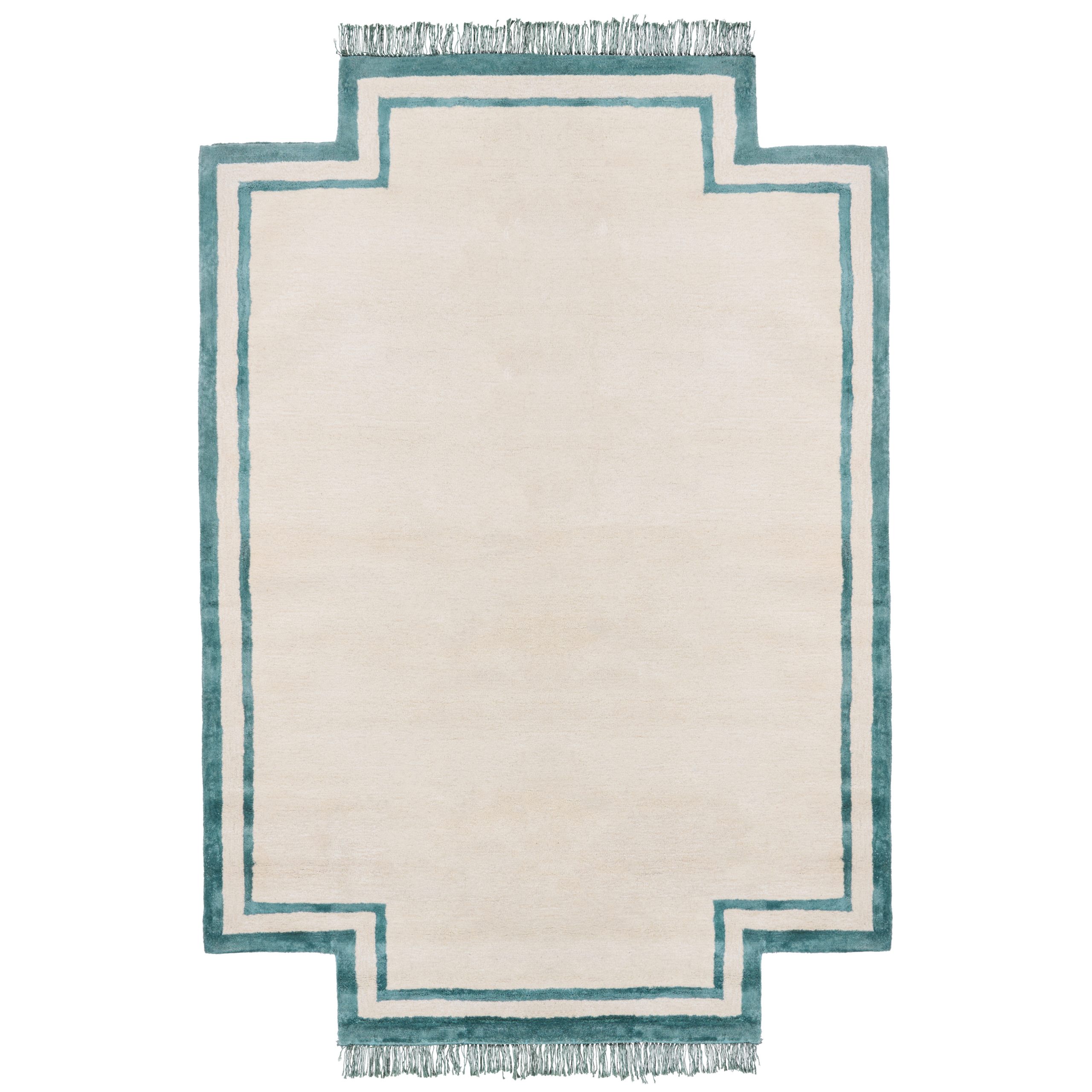 Matto BERWARI Vaaleanbeige 160 x 230 cm viskoosi