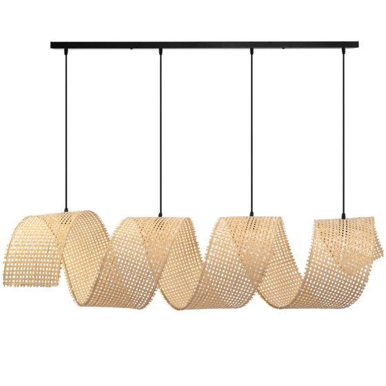 TOOLIGHT riippuva kattovalaisin APP1643-4CP SPIRAL BOHO beige, 160x35x95cm