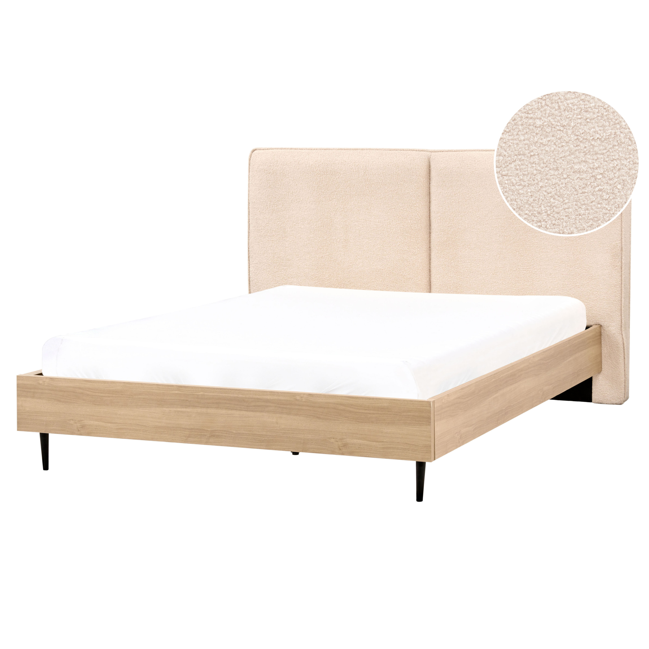 Sänky Buklee IZERNORE 160 x 200 cm Beige