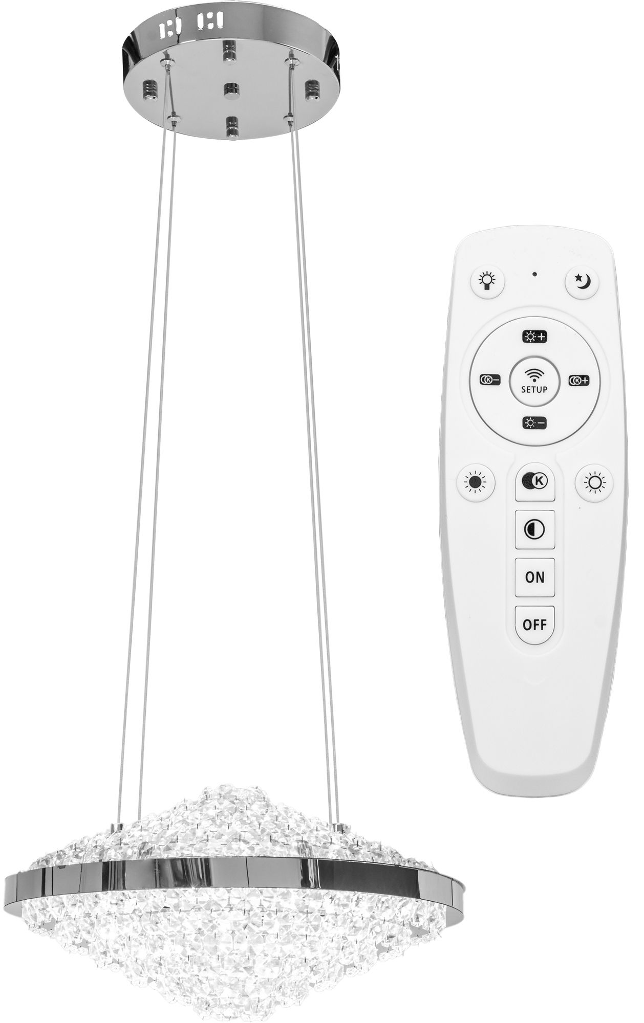 TOOLIGHT riippuva kattovalaisin APP774-1CP vaaleanharmaa, 19,5x40x60cm