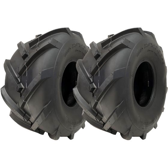 20x10.00-8 avoimella keskiosalla varustetut renkaat, nastat, Rotovator-mallia, Wanda P328 (2 kpl:n sarja)