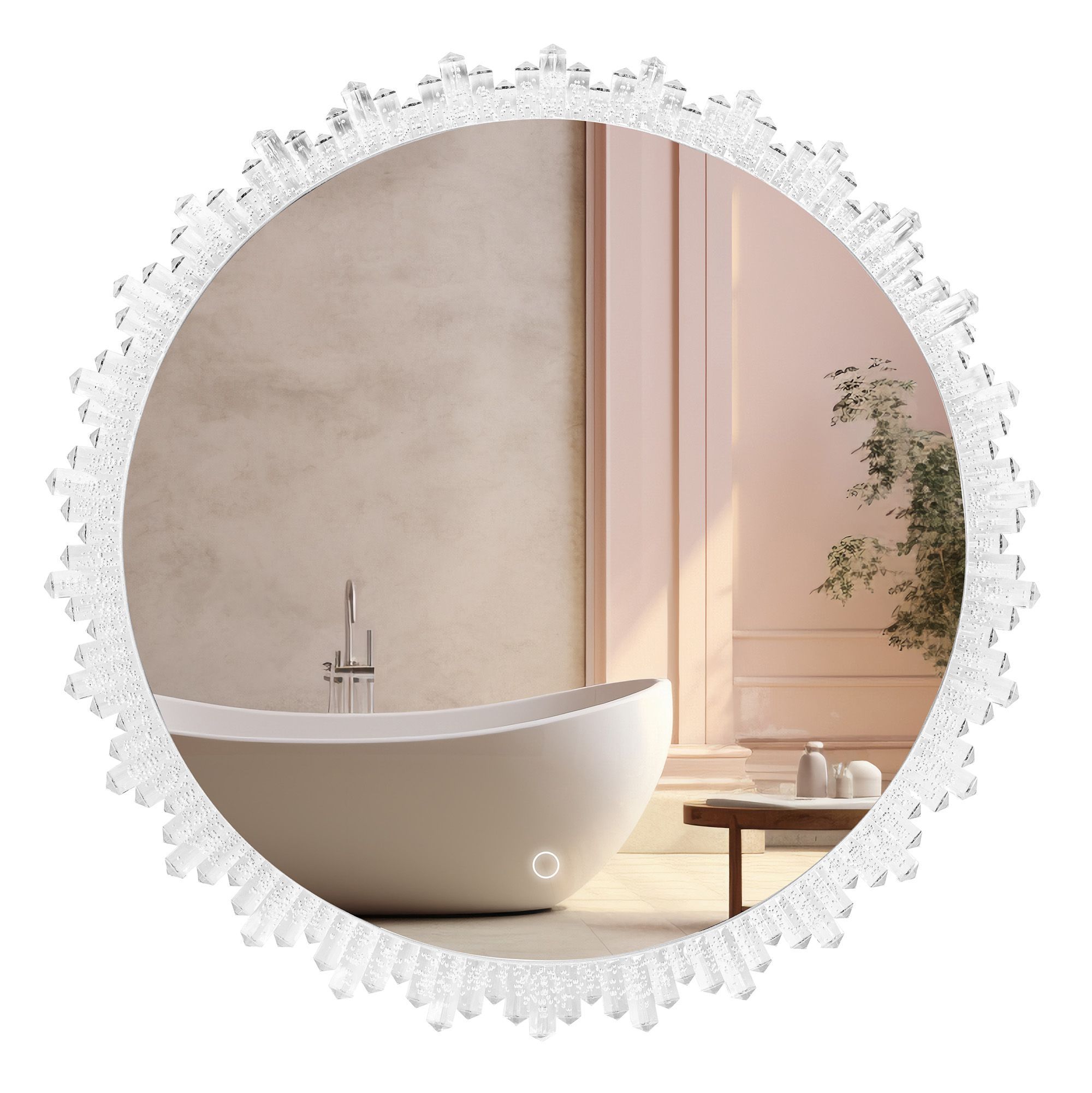 TUTUMI LED-seinäpeili HOM-06913 60 läpinäkyvä