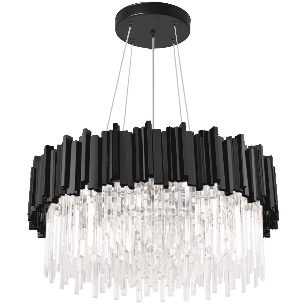 TOOLIGHT riippuva kattovalaisin APP1481-1C musta, 40x40x13, 5cm