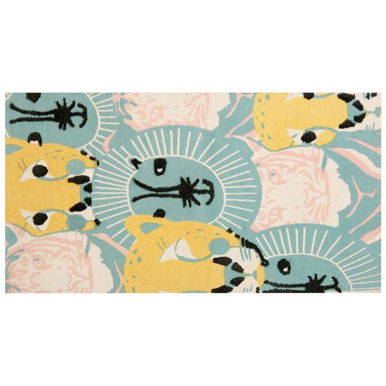 Lastenhuoneen matto TUTUT Monivärinen 80 x 150 cm puuvilla