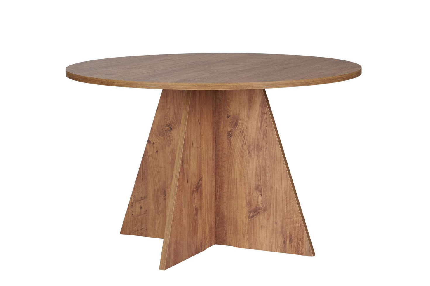 Norda Design Moderni ruokapöytä, 120 x 75 x 120 cm | 100 % melamiinipinnoitettu, 25 mm paksu | Tyylikäs ja kestävä
