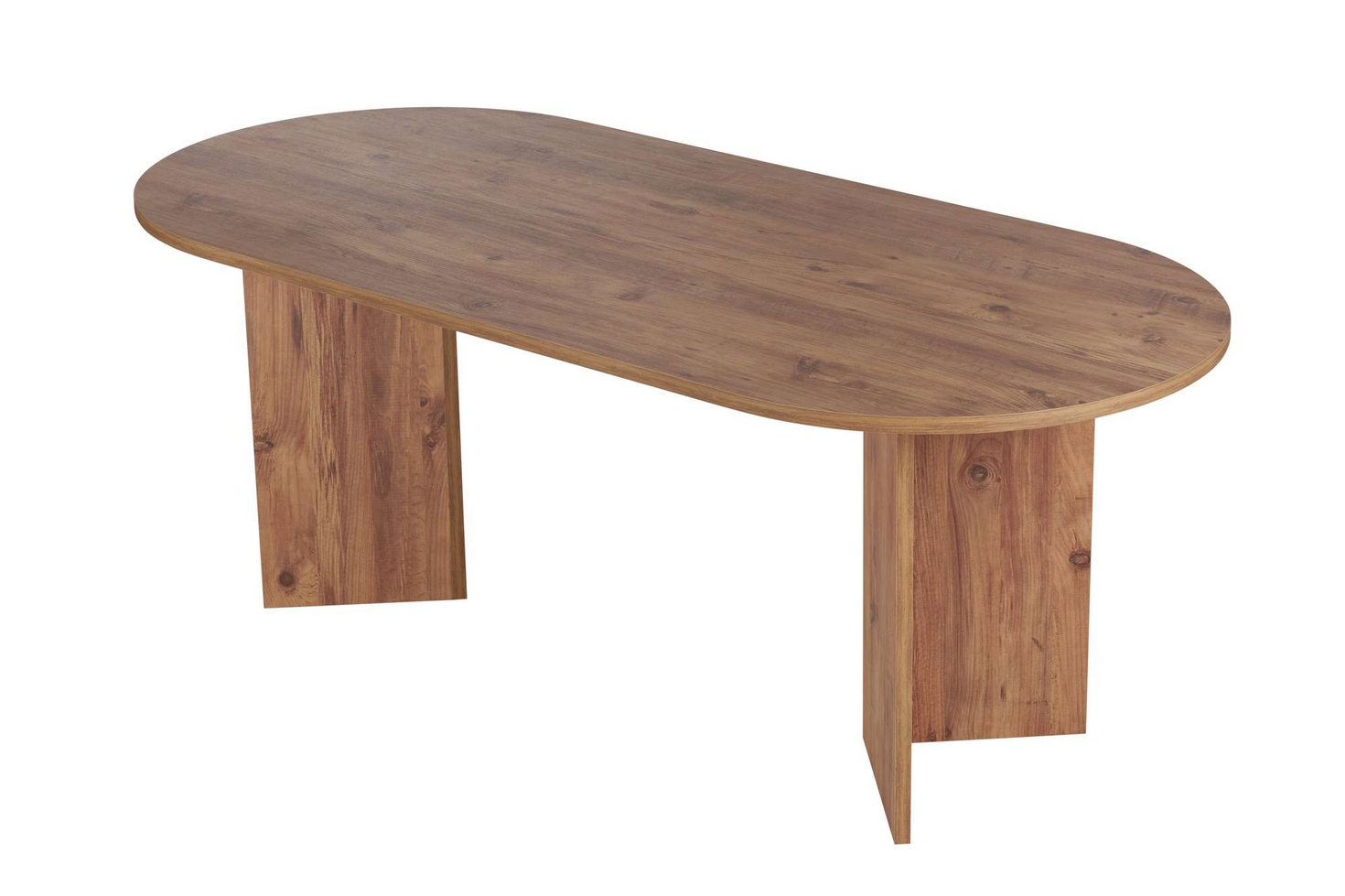 Norda Design Moderni ruokapöytä, 200 x 90 x 75 cm | 100 % melamiinipinnoitettu, 25 mm paksu | Tyylikäs ja kestävä