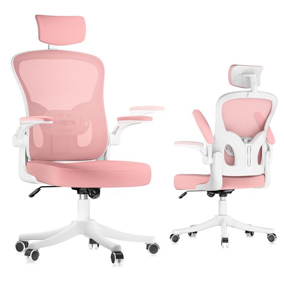 Toimistotuoli A ergonominen S-muotoinen selkänoja säädettävä niskatyyny ristiseläntuki mukavuuteen