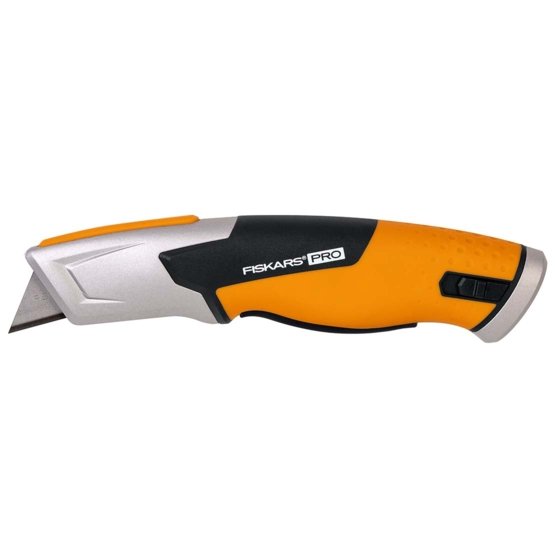 Fiskars CarbonMax -Kompakti Sisäänvedettävä Veitsi