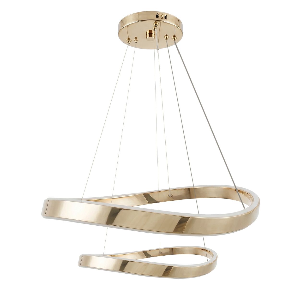TOOLIGHT riippuvalaisin SWE063-CP Kulta, 60x60x5cm